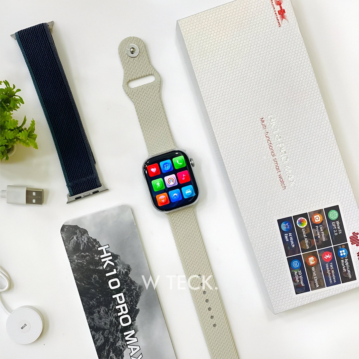 HK100 Ultra Luxury Multi Functional Smart Watch