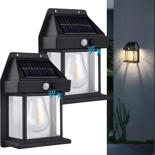 SOLAR POWERED WALL LIGHT